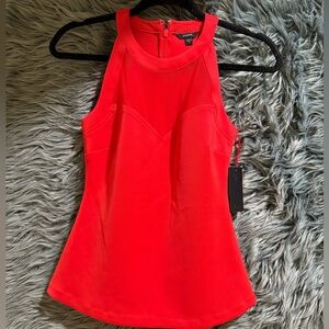 GUESS Sleeveless Blouse NEW - Size XS | Color: Red
